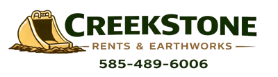 CreekStone Rents & Earthworks equipment rental, Rochester NY